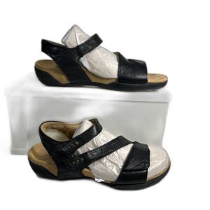 Halsa Denia Ankle Strap Women's Leather Sandals SZ 8M Originally $139
